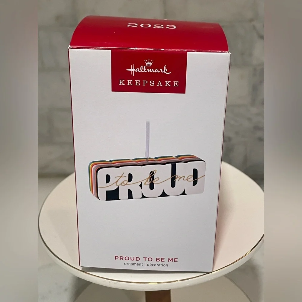 Hallmark 2023 Keepsake Proud to Be Me Porcelain Christmas Ornament New with Box